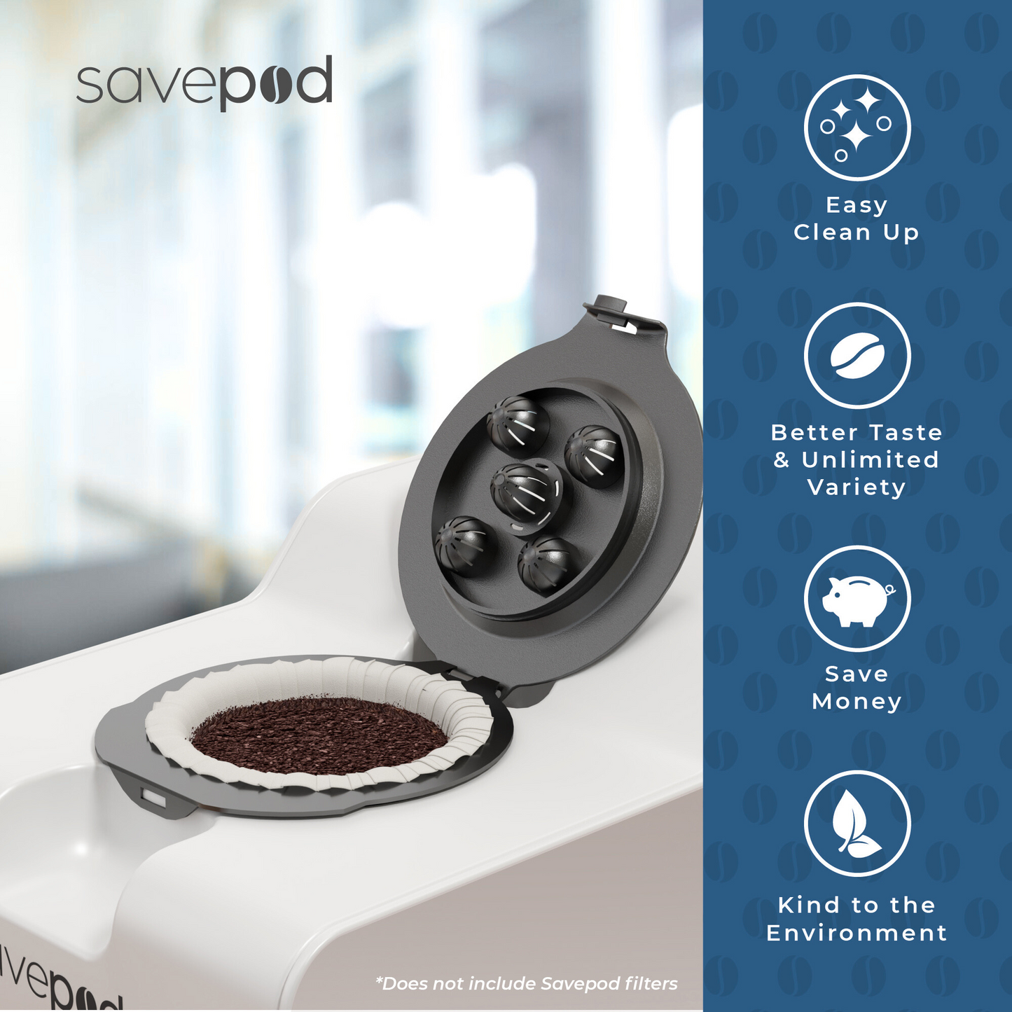 Savepod® 5-Hole Ring - Compatible with Keurig® Multi-Stream® Brewers - BPA Free